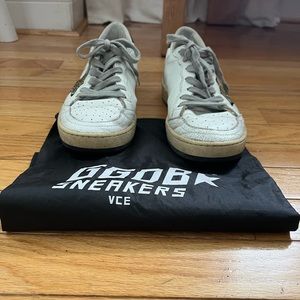 Golden Goose Ball Star Gold glitter Sneakers 38 EU